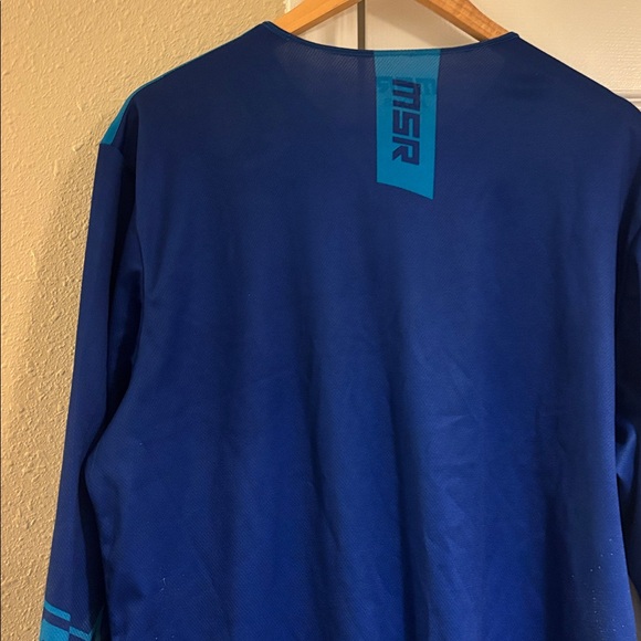 MSR Blue Long Sleeve Motocross Jersey - Picture 5 of 5